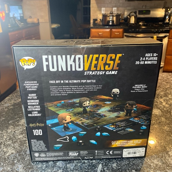 Funko POP! Verse Strategy Game NEW Harry Potter Complete 4 figures NIB - Picture 2 of 5